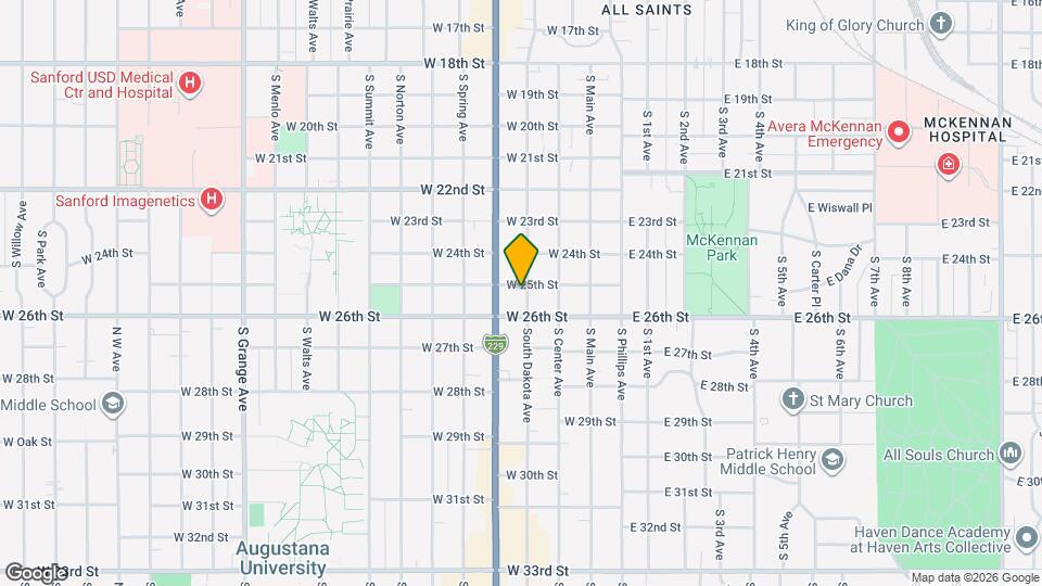 1701 S Dakota Ave Map and Location Details