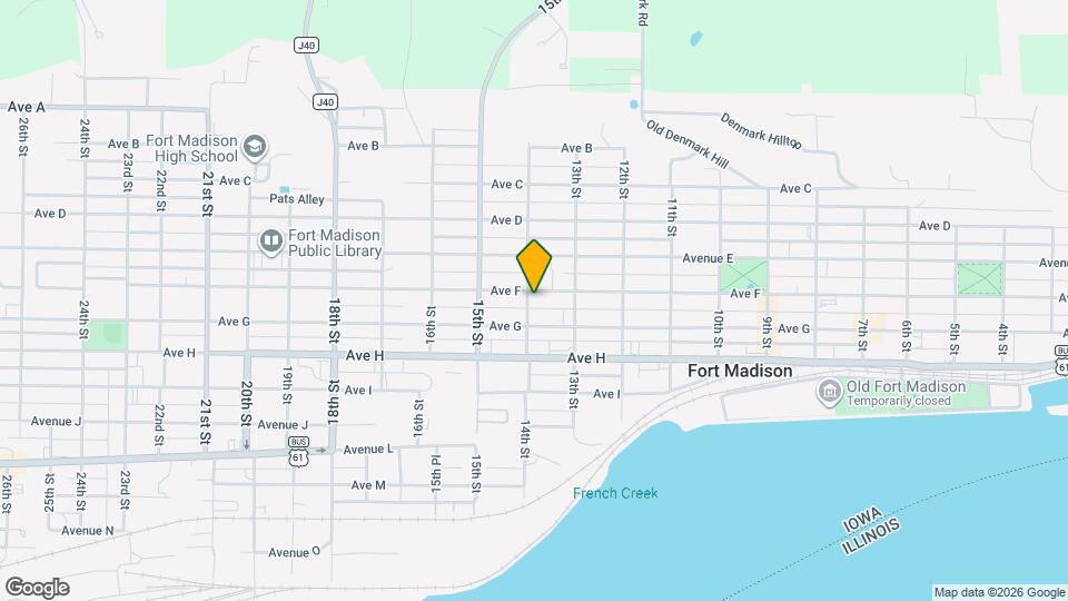 1332 Avenue F, Unit 1332 Avenue F Mapa y Detalles de la Ubicación