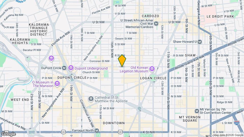 1504 Q St NW Map and Location Details