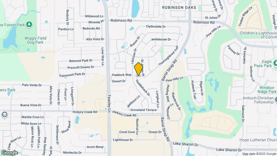 6401 Saddleback Dr Map and Location Details