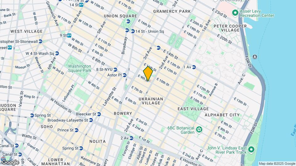 240 E 9th St Mapa y Detalles de la Ubicación