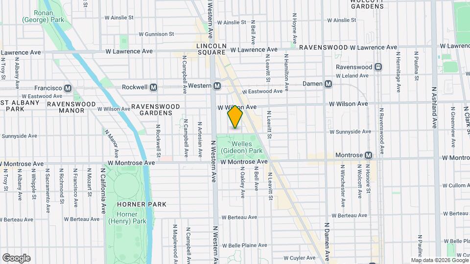 2302 W Sunnyside Ave Map and Location Details