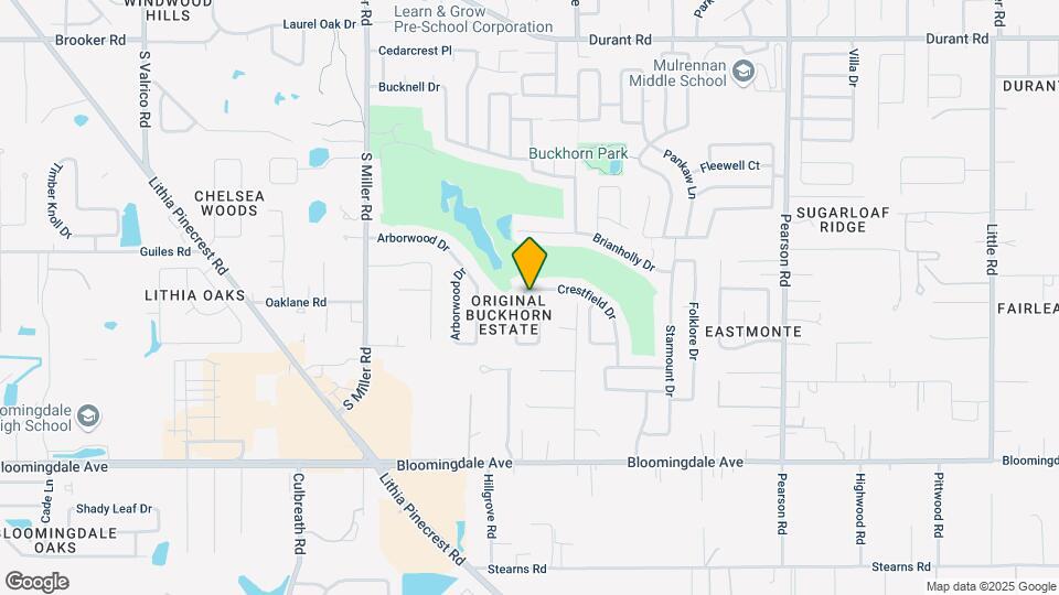 2609 Crestfield Dr Map and Location Details