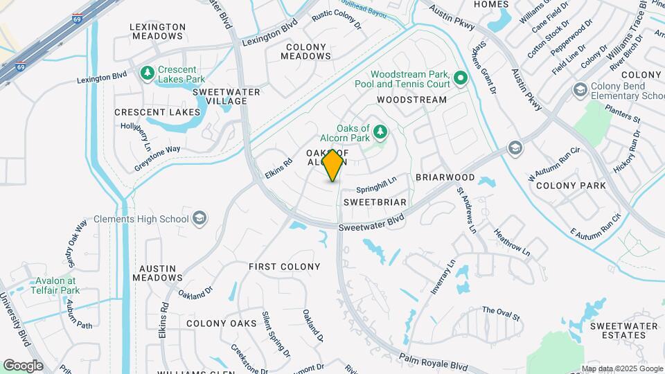 3902 Misty Morn Ln Map and Location Details