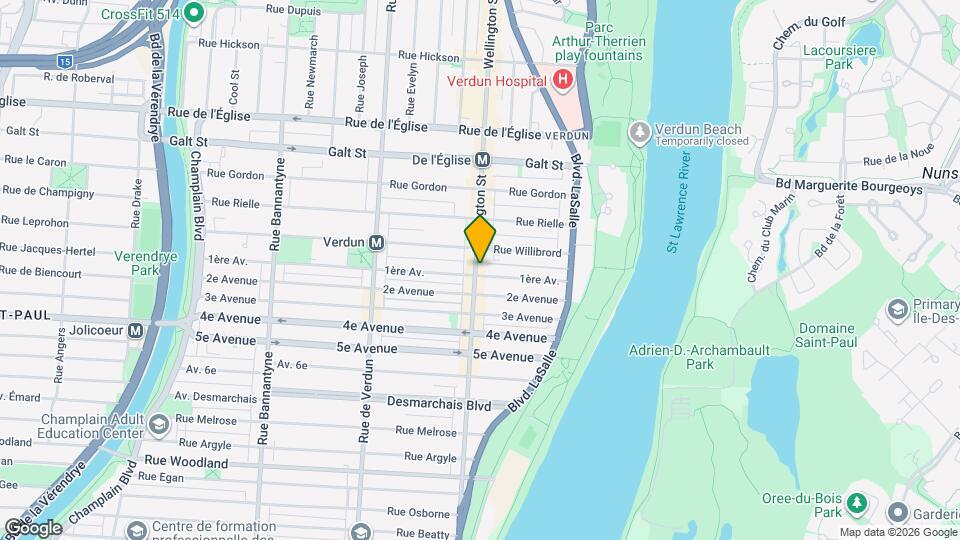 4566 Wellington Rue Map and Location Details