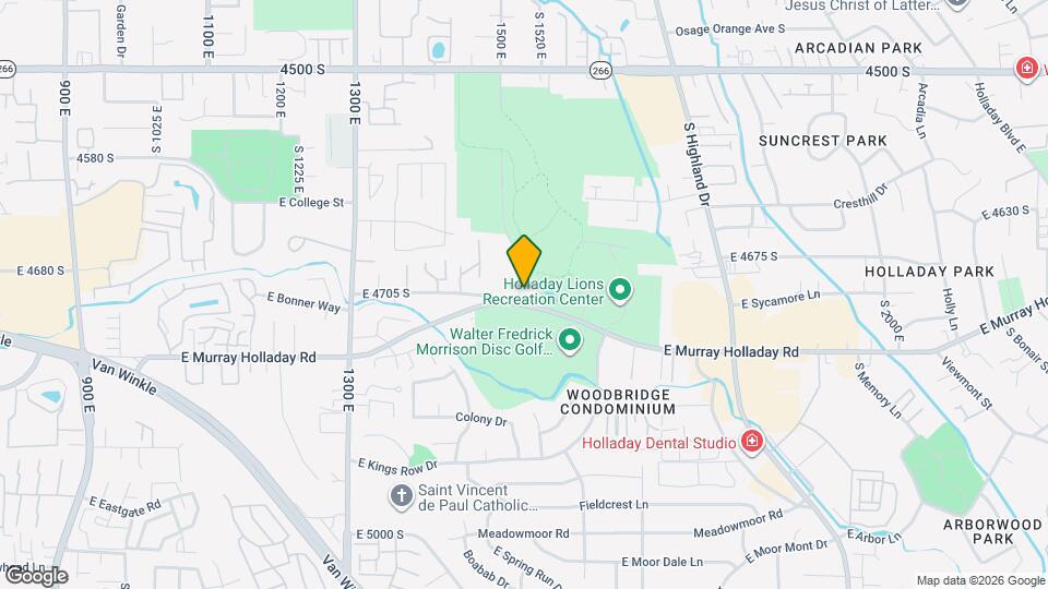 1527 E Murray Holladay Rd Map and Location Details