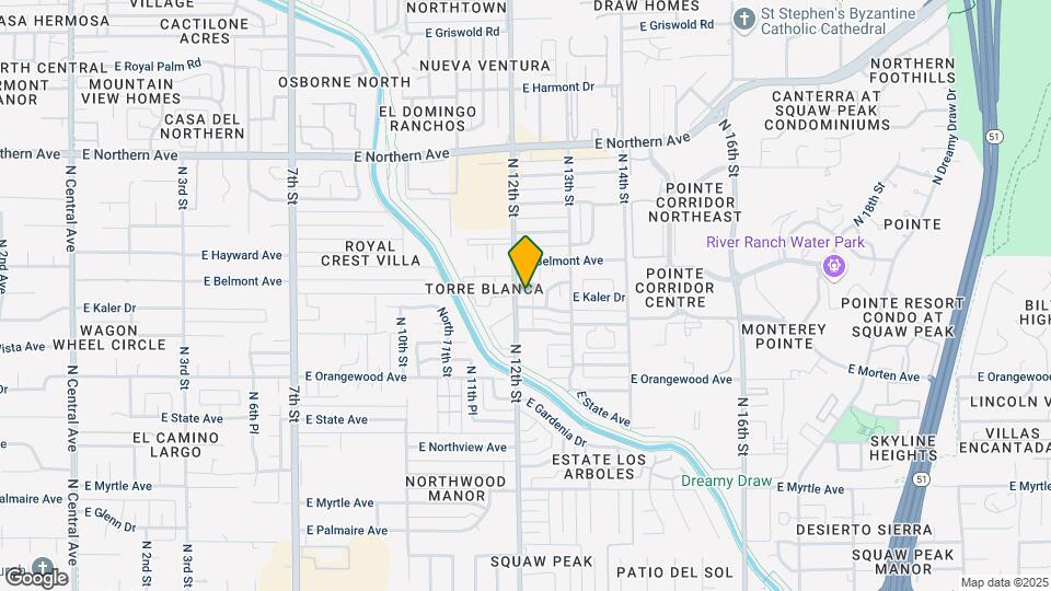 North Central Fourplexes Map and Location Details