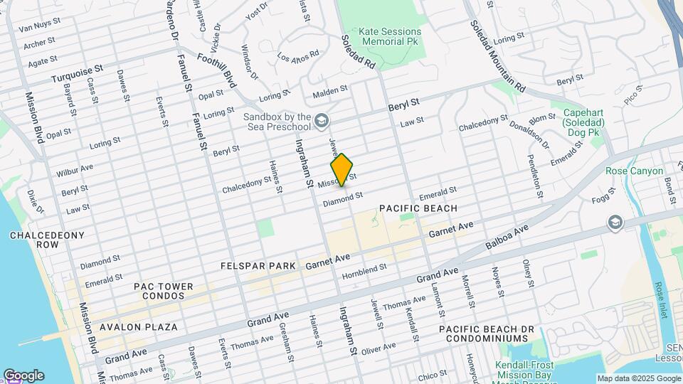 4712 Jewell St Map and Location Details