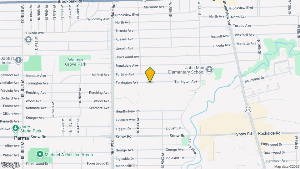 3023 Torrington Ave Map and Location Details