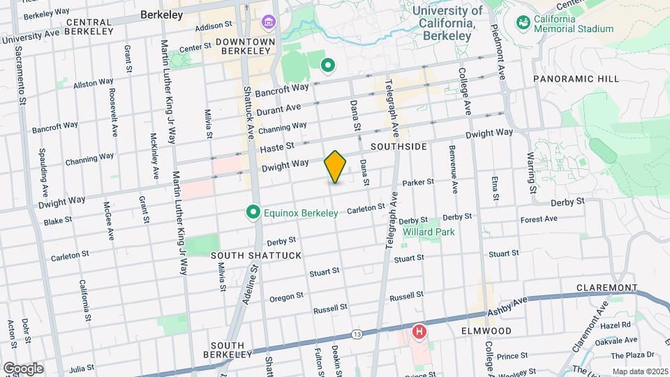 2543 Ellsworth St Map and Location Details