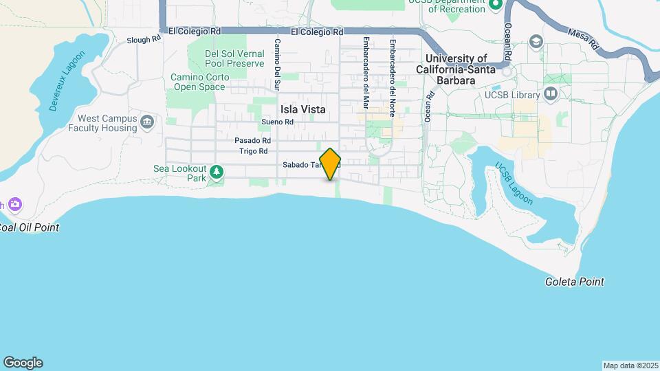 6613 Del Playa Dr Map and Location Details