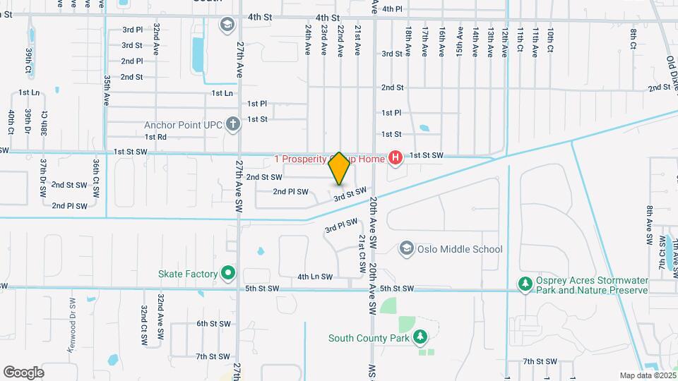 2213 2nd St SW Map and Location Details