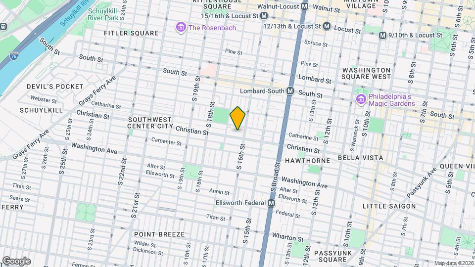 1616 Webster St Map and Location Details