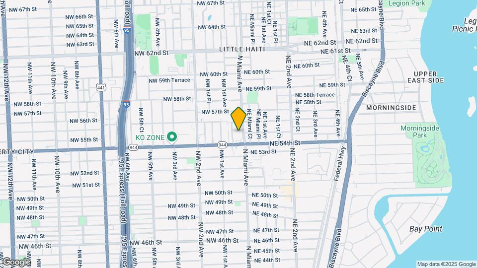 5500 N Miami Ave Map and Location Details