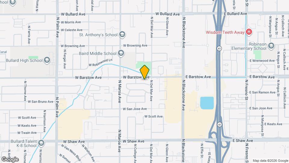 258 W San Madele Ave Map and Location Details