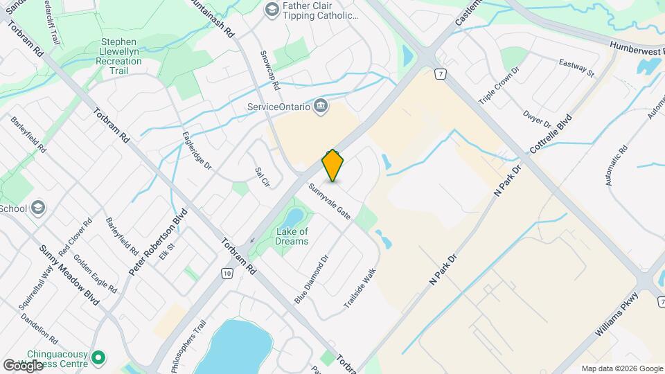 3 BED - 2.5 BATH - BRAMPTON - UPPER LEVEL Map and Location Details