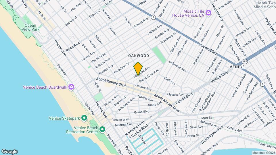 550 San Juan Ave Map and Location Details