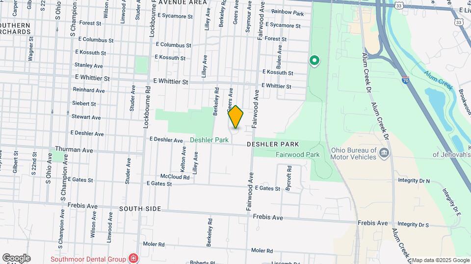 1315 Seymour Ave Map and Location Details