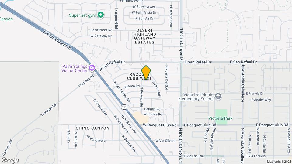 363 W Yorba Rd Map and Location Details