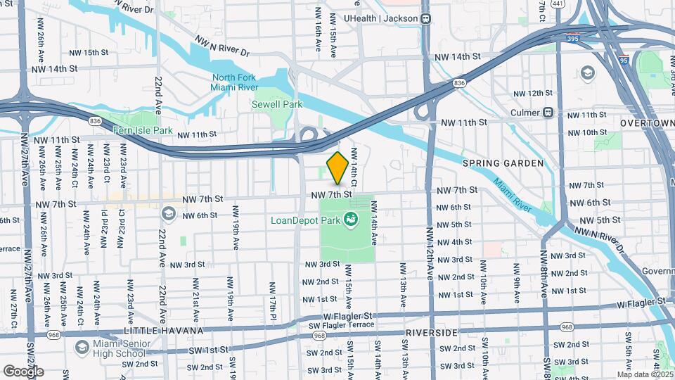 700 NW 15th Ave Map and Location Details