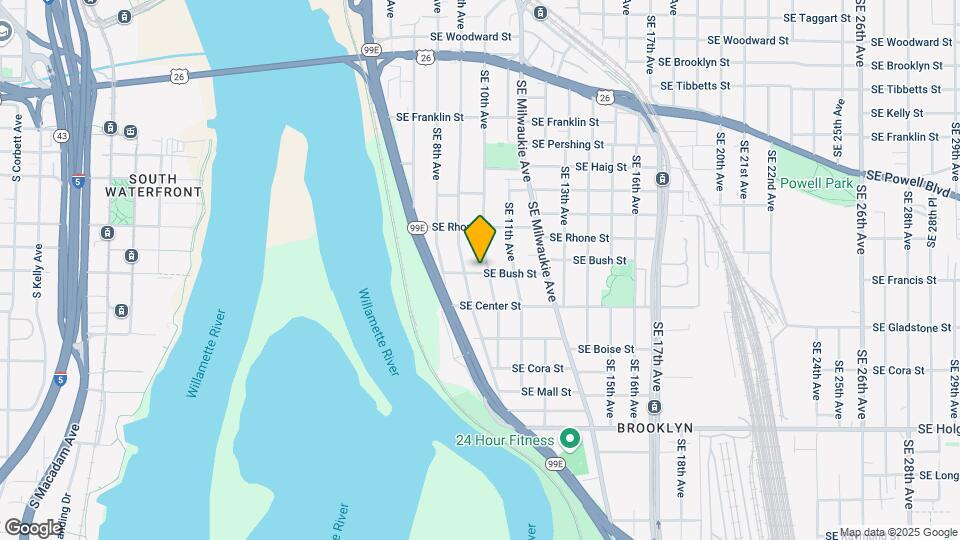931 SE Bush St Map and Location Details