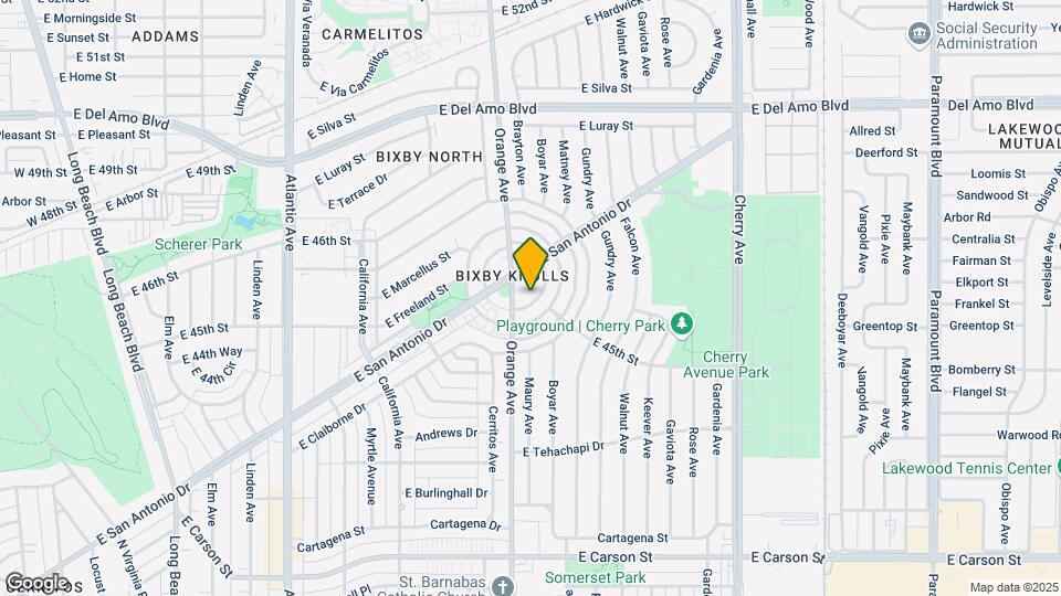 Bixby Knolls Map and Location Details
