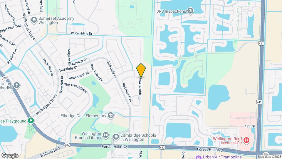 1420 Chapparel Way Map and Location Details