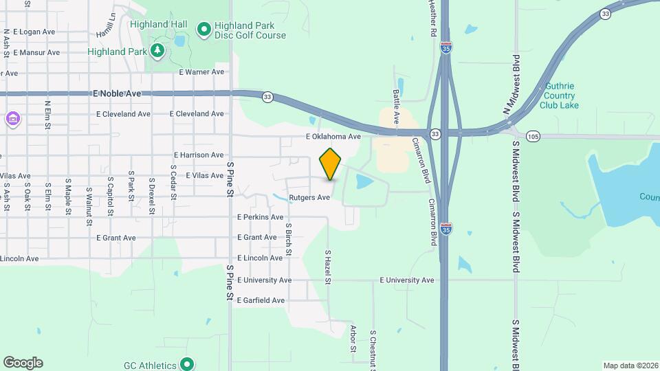 1925 E Springer Ave Map and Location Details