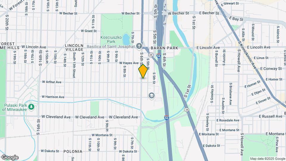 572-574-574 W Arthur Ave Map and Location Details