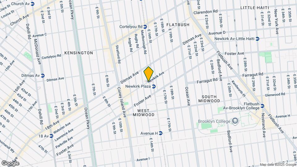 1420 Newkirk Ave Map and Location Details