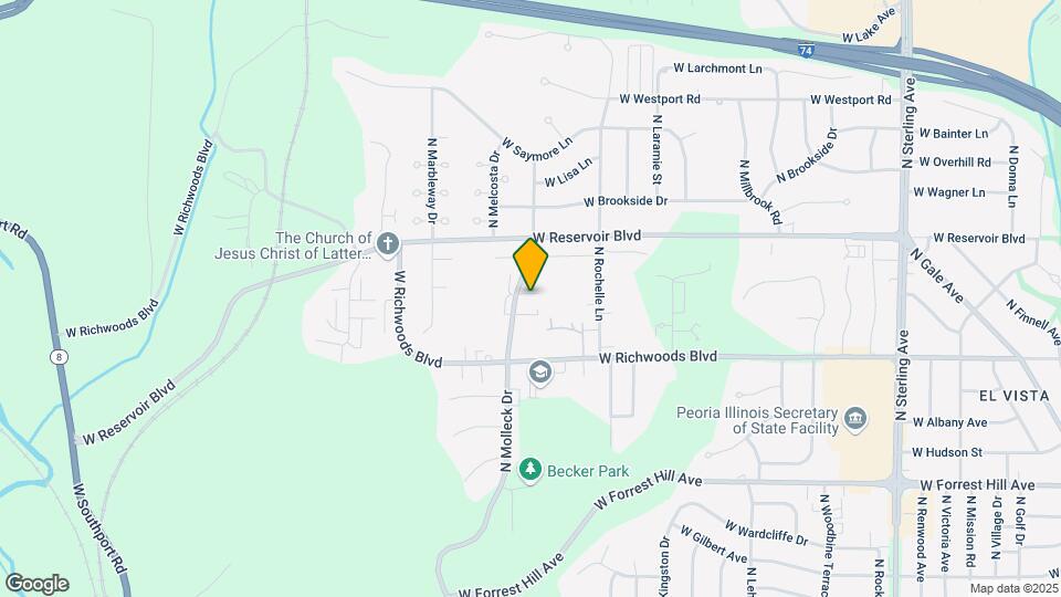 3506 N Molleck Dr Map and Location Details