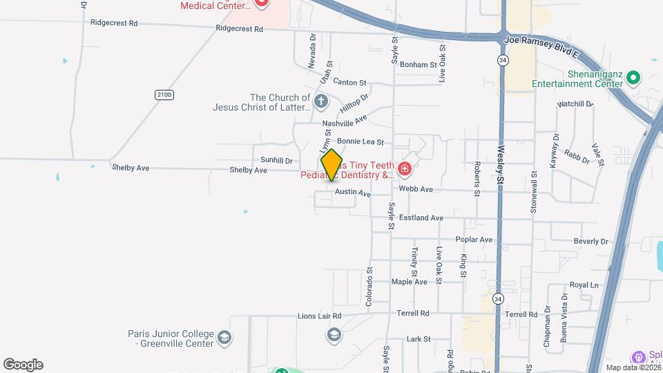 3514 Austin Ave Map and Location Details