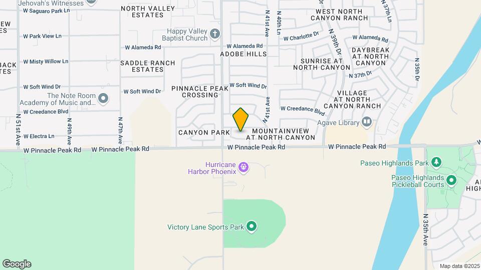 4222 W Electra Ln Map and Location Details