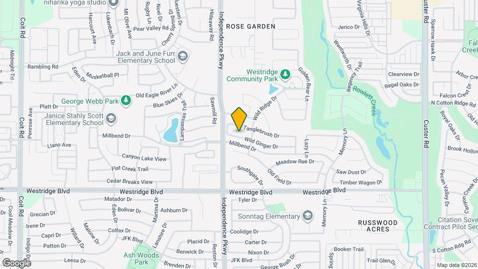 9924 Wild Ginger Dr Map and Location Details