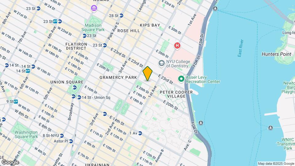 325 E 21st St Map and Location Details