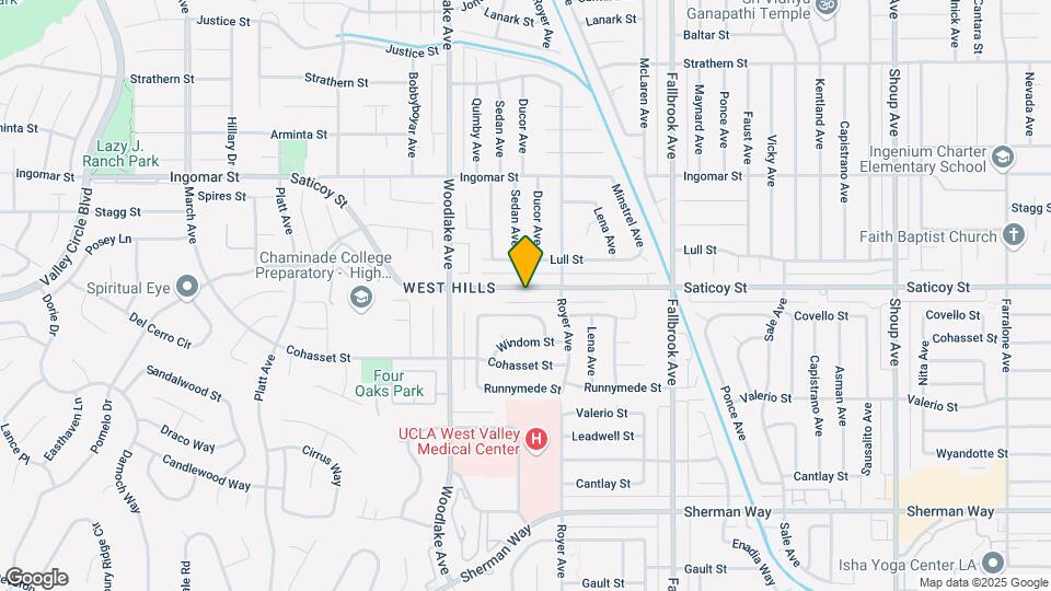 23040 Saticoy St Mapa y Detalles de la Ubicación
