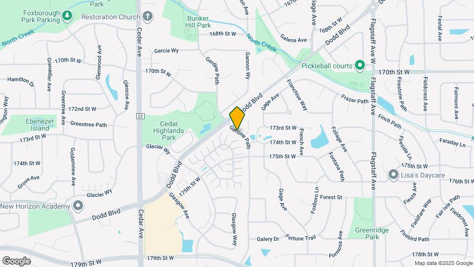 17349 Gettysburg Way Map and Location Details