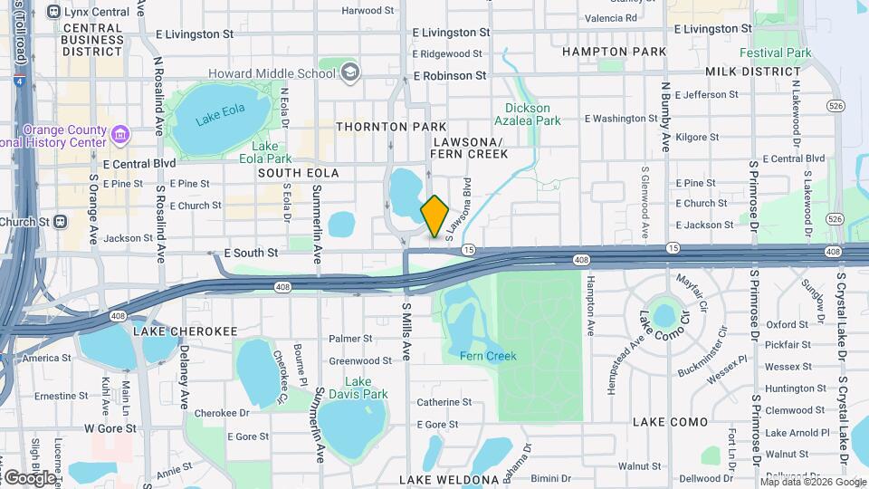 321 S Brown Ave Map and Location Details