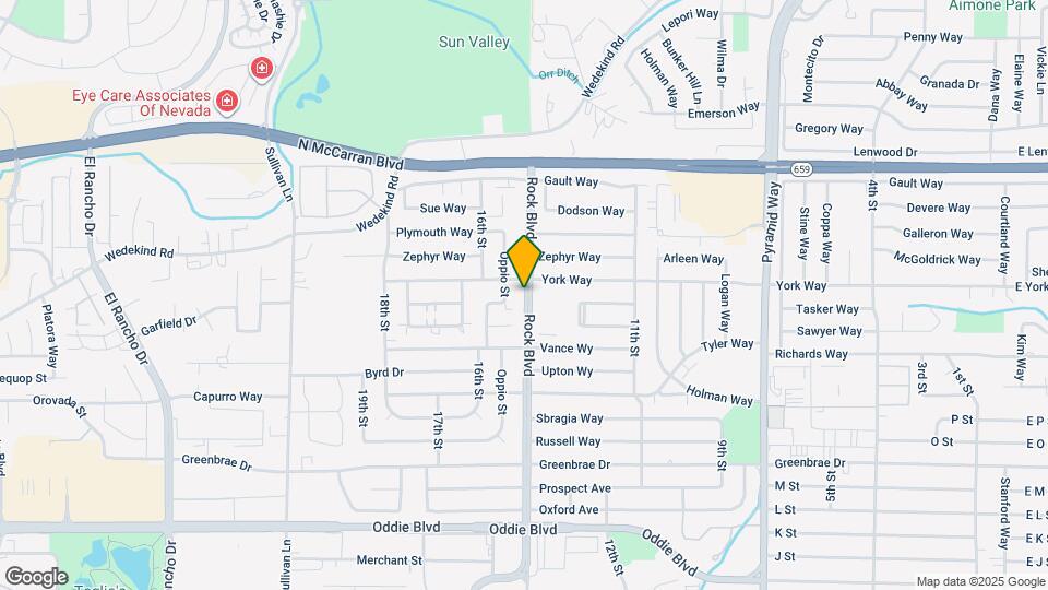 2341 Rock Blvd Map and Location Details