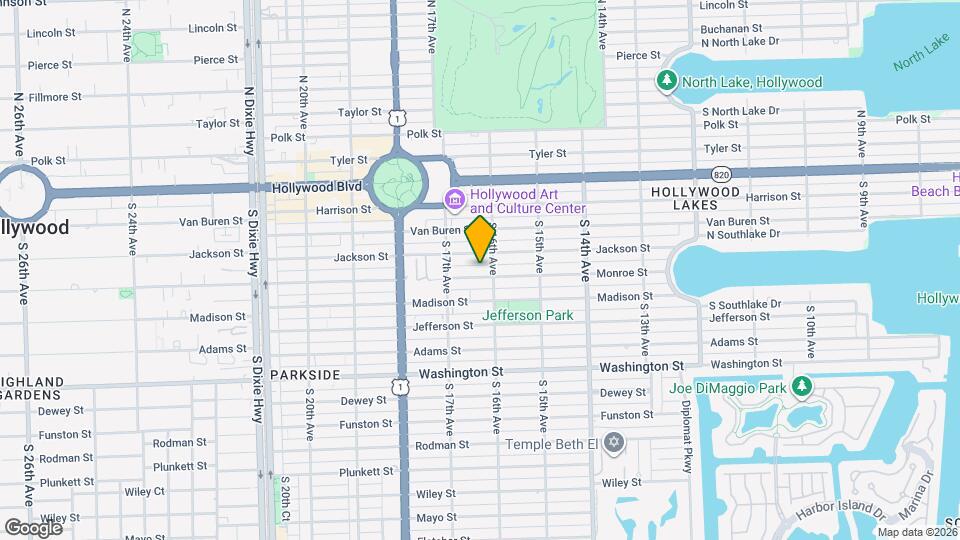 1615 Monroe St Map and Location Details