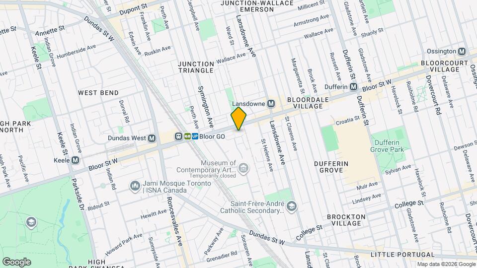 1369 Bloor St W Map and Location Details