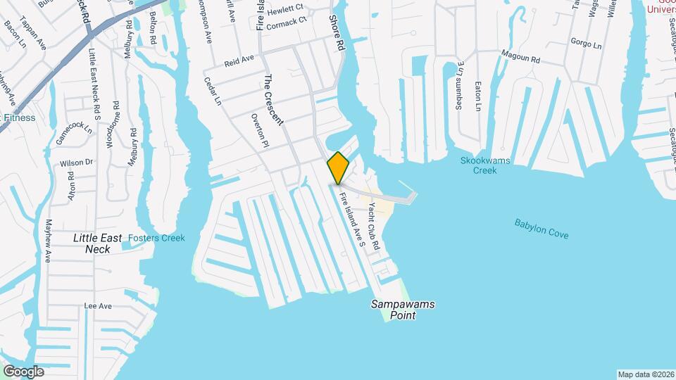 504 Fire Island Ave Map and Location Details