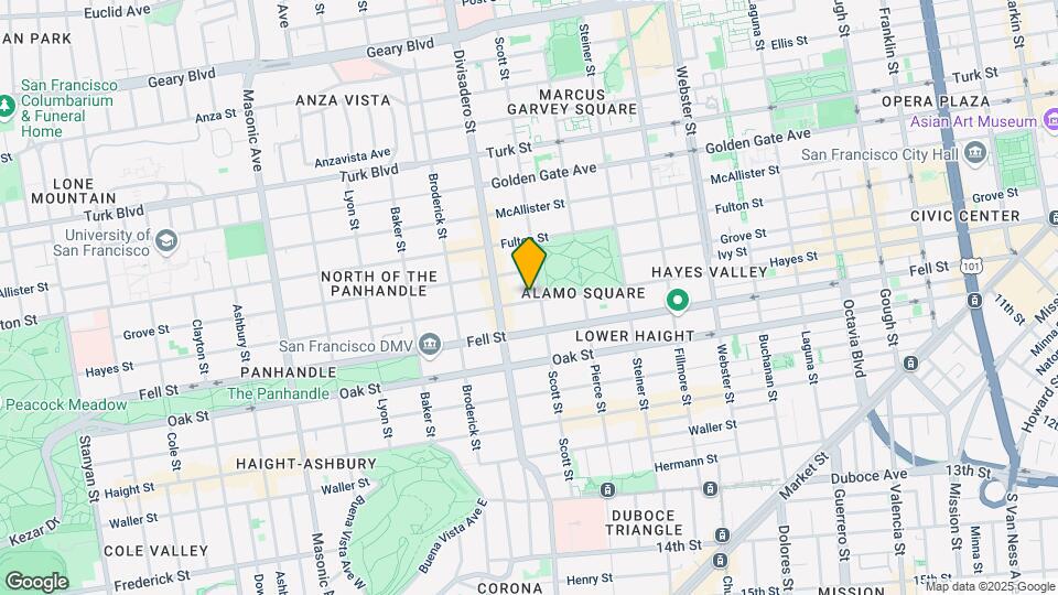 1220 Hayes St Mapa y Detalles de la Ubicación