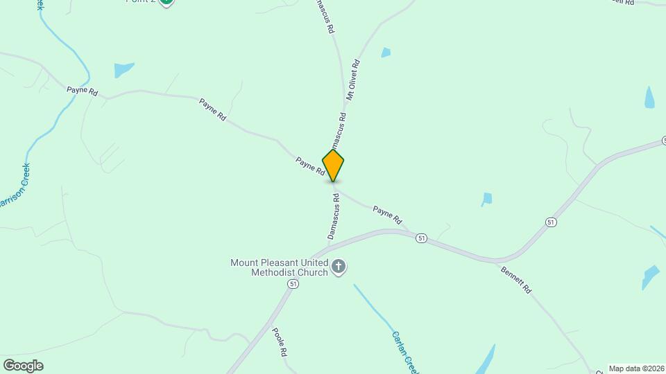 201 Damascus Rd Map and Location Details