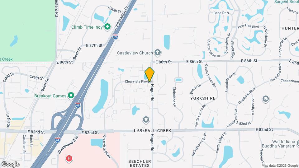 8444 Hague Rd Map and Location Details