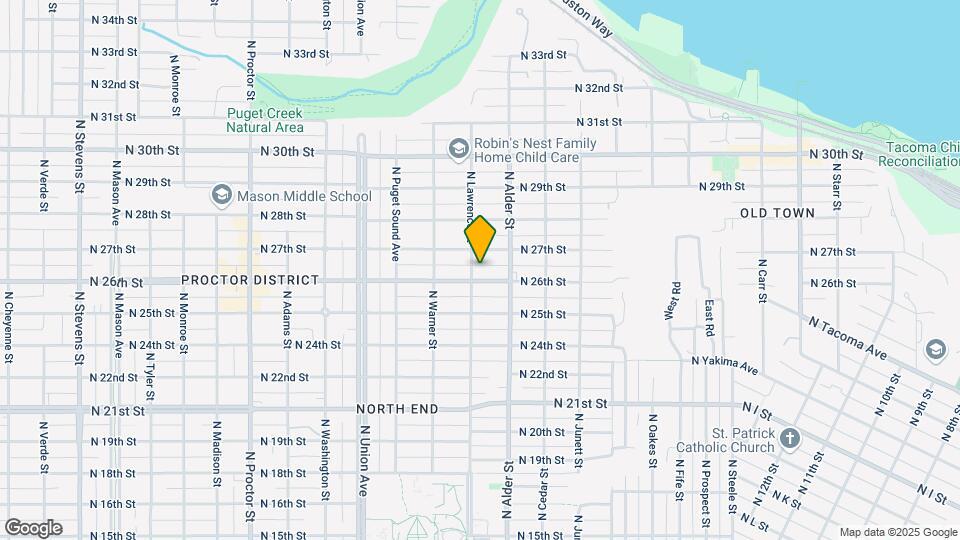 2607 N Lawrence St Map and Location Details