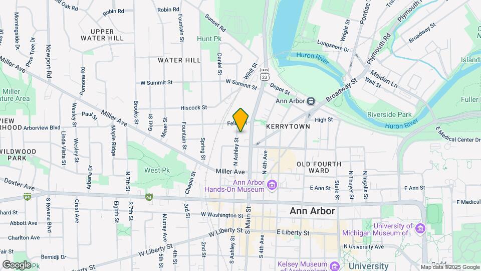 520 N Ashley St Map and Location Details