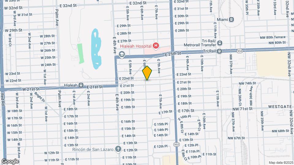 601 E 21st St Map and Location Details