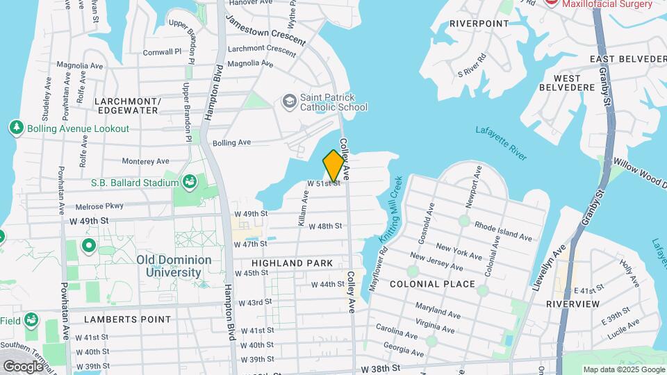 819 W 51st St Map and Location Details