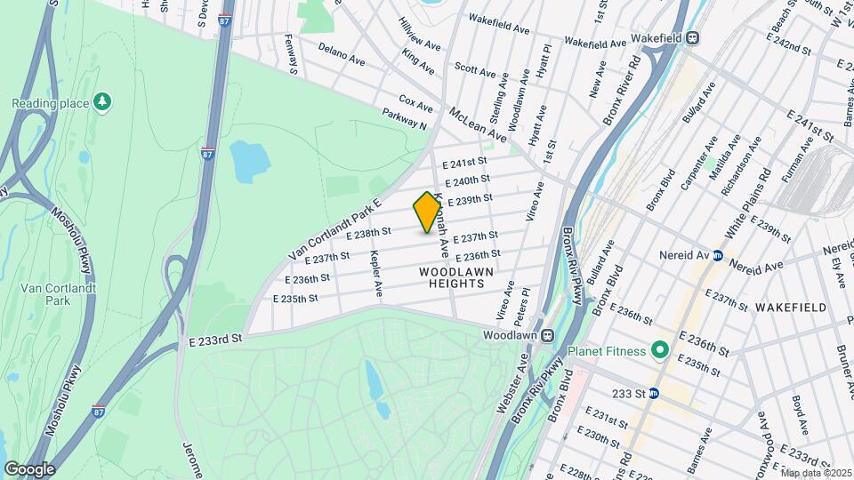 271 E 237th Map and Location Details